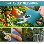 Casa si Gradina - Gradinarit si plante - Unelte gradinarit - Foarfeci gradinarit - Foarfeca electrica pentru gradina, fara fir, cu 2 acumulatori 48V - Infinity.ro