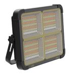 Casa si Gradina - Corpuri si surse de iluminat - Iluminat comercial si industrial - Proiectoare si lampi de lucru - Proiector Patrat cu incarcare solara 336 Led 100W 16500mAh 10000 LM - Infinity.ro