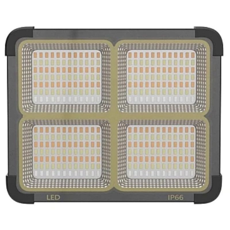 Casa si Gradina - Corpuri si surse de iluminat - Iluminat comercial si industrial - Proiectoare si lampi de lucru - Proiector Patrat cu incarcare solara 336 Led 100W 16500mAh 10000 LM - Infinity.ro