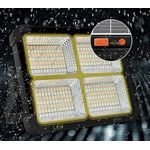 Casa si Gradina - Corpuri si surse de iluminat - Iluminat comercial si industrial - Proiectoare si lampi de lucru - Proiector Patrat cu incarcare solara 336 Led 100W 16500mAh 10000 LM - Infinity.ro