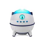 Casa si Gradina - Corpuri si surse de iluminat - Veioze si lampi - Lampi de veghe copii - Proiector LED Starry Sky Nightlight cu difuzor Bluetooth, 228 x 120 x 113 cm, Alb - Infinity.ro