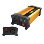 Auto si Moto - Reparatii si depanare - Invertoare auto - Invertor de tensiune auto Andowl KS500, 500W, 12V, 220V, 18 x 11 x 6.5cm, auriu - Infinity.ro