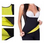 Sport si Outdoor - Echipament Sportiv - Imbracaminte sport - Tricouri sport - Maiou de slabit pentru femei din neopren, Negru/Galben, Marimea L, Negru/Galben - Infinity.ro