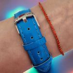 Fashion, accesorii si bijuterii - Femei - Bijuterii femei - Ceasuri femei - Set ceas casual de dama cu bratara inclusa, mecanism quartz, display analog, curea albastra, inchidere catarama - Infinity.ro