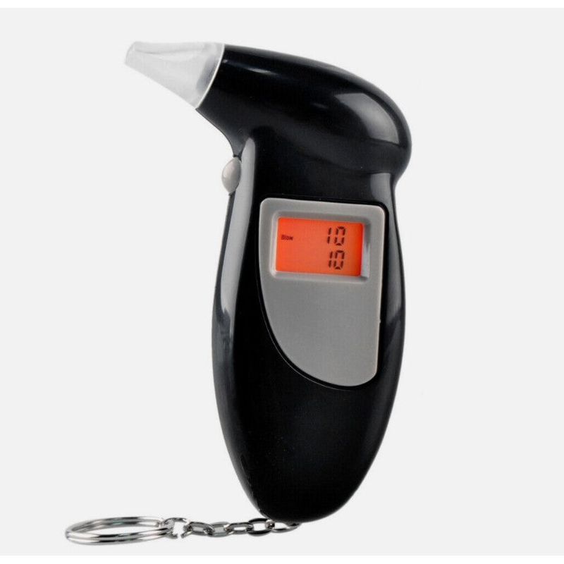 Ingrijire personala si Cosmetice - Teste medicale rapide - Testere alcoolemie - Alcool tester cu afisaj digital cu senzor semiconductor incorporat, cu capete de rezerva, negru - Infinity.ro