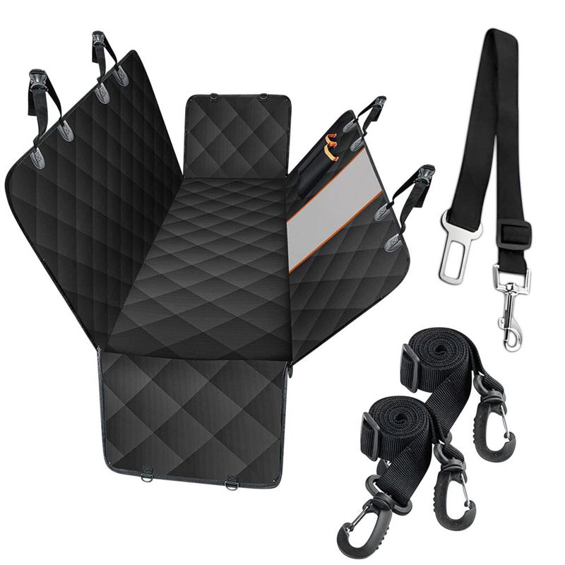 Auto si Moto - Intretinere auto - Huse auto - Husa auto de protectie pentru animale de companie, CMD-07, Universala, Impremeabila, Negru - Infinity.ro