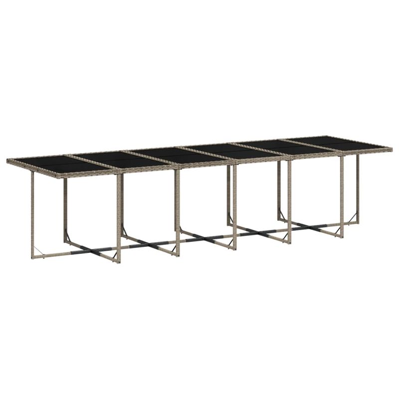Casa si Gradina - Gradina si terasa - Mobilier exterior - Seturi mobila gradina - Set mobilier de gradina cu perne, 17 piese, gri, poliratan - Infinity.ro