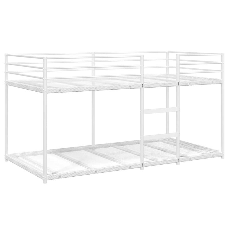Casa si Gradina - Mobilier - Paturi si accesorii - Paturi - Pat supraetajat fara saltea alb 107x203 cm otel - Infinity.ro