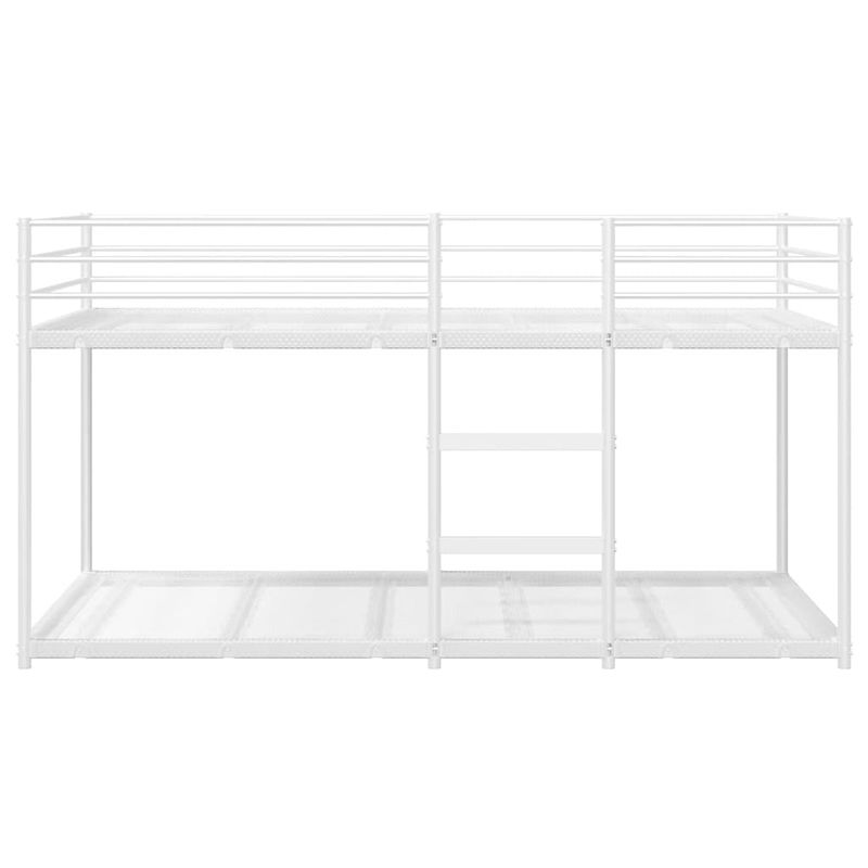 Casa si Gradina - Mobilier - Paturi si accesorii - Paturi - Pat supraetajat fara saltea alb 107x203 cm otel - Infinity.ro