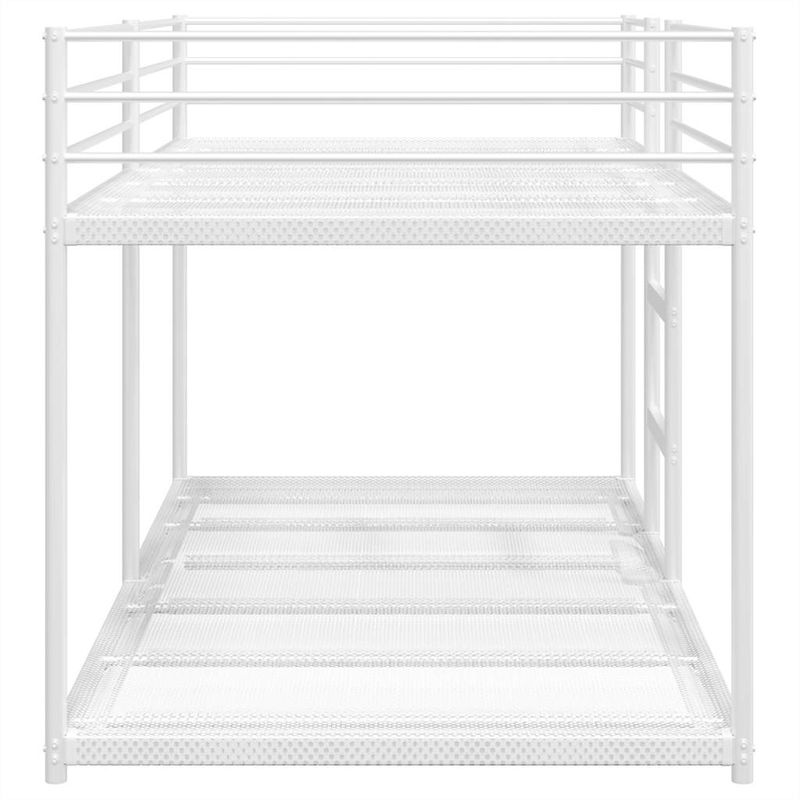 Casa si Gradina - Mobilier - Paturi si accesorii - Paturi - Pat supraetajat fara saltea alb 100x190 cm otel - Infinity.ro