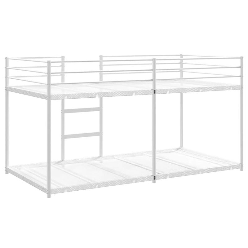 Casa si Gradina - Mobilier - Paturi si accesorii - Paturi - Pat supraetajat fara saltea alb 100x190 cm otel - Infinity.ro