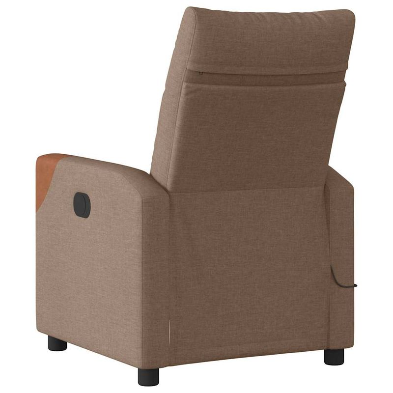 Ingrijire personala si Cosmetice - Sanatate si wellness - Articole wellness - Fotolii de masaj - Fotoliu electric de masaj rabatabil, maro, textil - Infinity.ro
