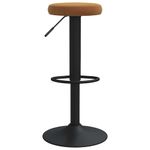Casa si Gradina - Mobilier - Scaune si fotolii - Scaune - Scaune de bar, 2 buc., maro, catifea - Infinity.ro