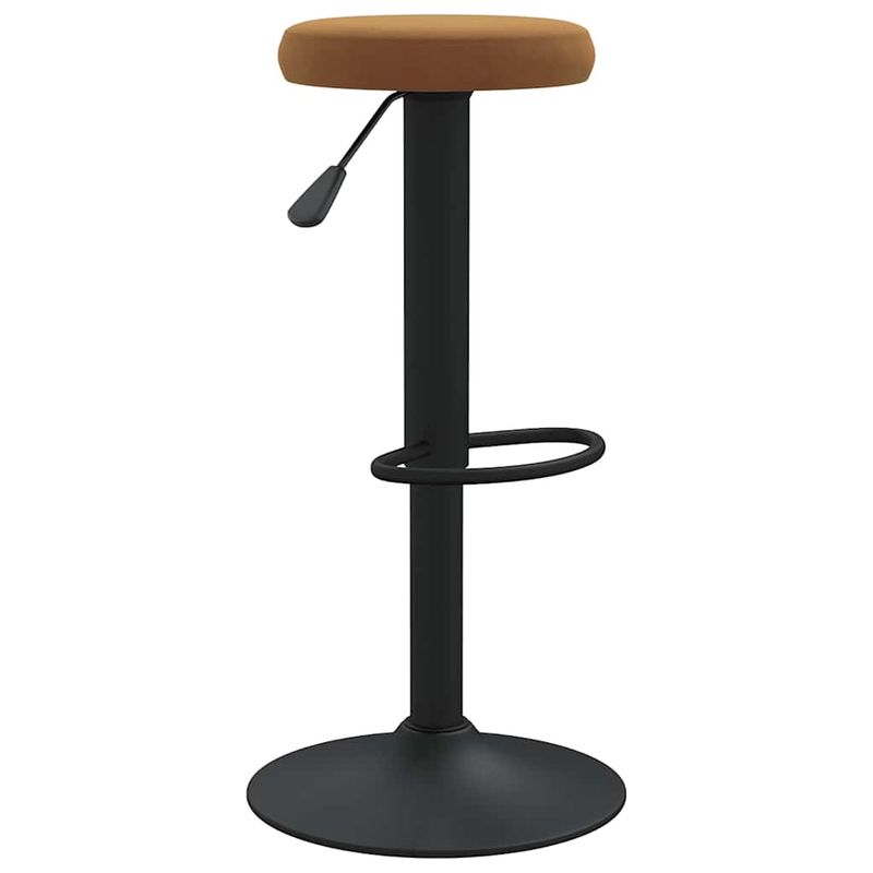 Casa si Gradina - Mobilier - Scaune si fotolii - Scaune - Scaune de bar, 2 buc., maro, catifea - Infinity.ro