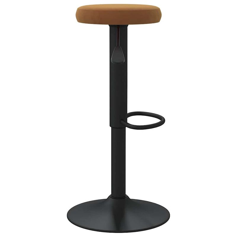 Casa si Gradina - Mobilier - Scaune si fotolii - Scaune - Scaune de bar, 2 buc., maro, catifea - Infinity.ro