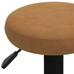 Casa si Gradina - Mobilier - Scaune si fotolii - Scaune - Scaune de bar, 2 buc., maro, catifea - Infinity.ro