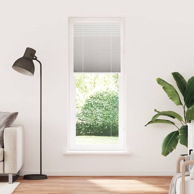 Casa si Gradina - Textile si covoare - Rulouri si jaluzele - Jaluza plisata gri deschis 80x200cm Latime tesatura 79,4 cm - Infinity.ro