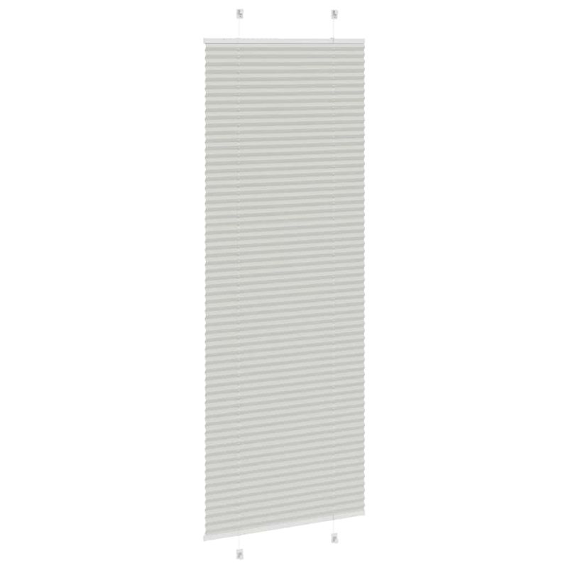 Casa si Gradina - Textile si covoare - Rulouri si jaluzele - Jaluza plisata gri deschis 80x200cm Latime tesatura 79,4 cm - Infinity.ro