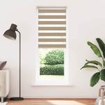 Casa si Gradina - Textile si covoare - Rulouri si jaluzele - Jaluzea tip zebra 70x200 cm latime tesatura 65,9 cm poliester, sand brown - Infinity.ro