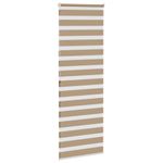 Casa si Gradina - Textile si covoare - Rulouri si jaluzele - Jaluzea tip zebra 70x200 cm latime tesatura 65,9 cm poliester, sand brown - Infinity.ro