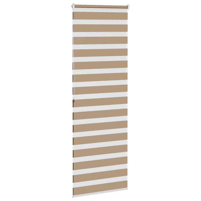 Casa si Gradina - Textile si covoare - Rulouri si jaluzele - Jaluzea tip zebra 70x200 cm latime tesatura 65,9 cm poliester, sand brown - Infinity.ro