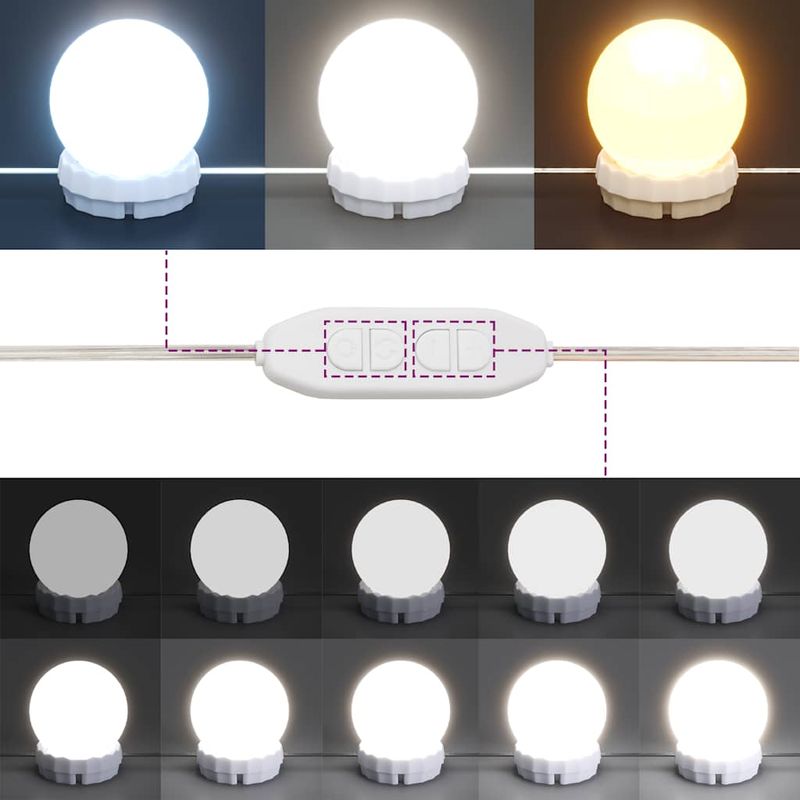 Casa si Gradina - Mobilier - Mobilier baie - Comode baie - Dulap cu oglinda si LED, Artisan Stejar, 90x31,5x62 cm - Infinity.ro