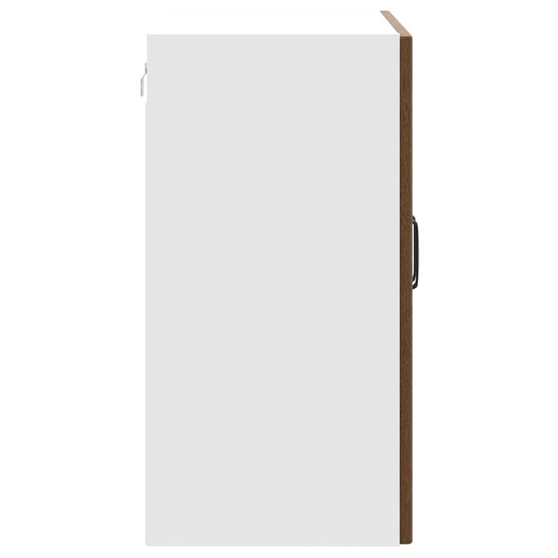 Casa si Gradina - Mobilier - Comode si corpuri - Corpuri bucatarie - Dulap de bucatarie "Lucca" din lemn de stejar maro, mărime 80x31x60 cm, model 1x dulap de perete (2 uși) - Infinity.ro