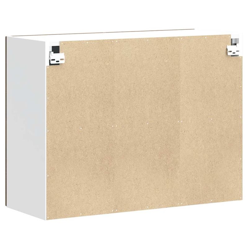 Casa si Gradina - Mobilier - Comode si corpuri - Corpuri bucatarie - Dulap de bucatarie "Lucca" din lemn de stejar maro, mărime 80x31x60 cm, model 1x dulap de perete (2 uși) - Infinity.ro