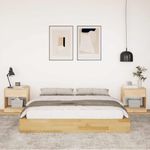Casa si Gradina - Mobilier - Paturi si accesorii - Paturi - Cadru de pat fara saltea 160x200 cm din lemn masiv de stejar - Infinity.ro