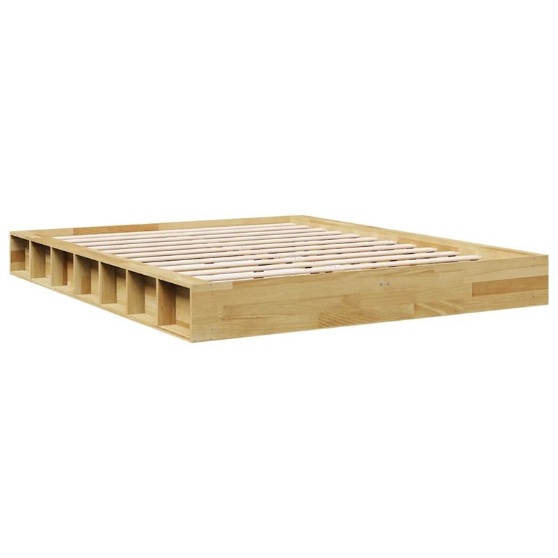 Casa si Gradina - Mobilier - Paturi si accesorii - Paturi - Cadru de pat fara saltea 160x200 cm din lemn masiv de stejar - Infinity.ro