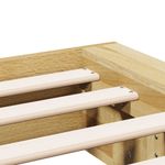 Casa si Gradina - Mobilier - Paturi si accesorii - Paturi - Cadru de pat fara saltea 160x200 cm din lemn masiv de stejar - Infinity.ro