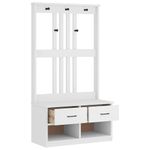 Casa si Gradina - Mobilier - Canapele si coltare - Banchete - Arborele „SANDENS” alb 87x40x159,5 cm lemn masiv de pin - Infinity.ro