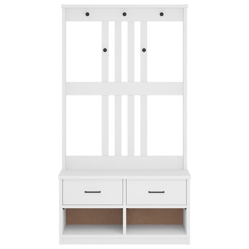 Casa si Gradina - Mobilier - Canapele si coltare - Banchete - Arborele „SANDENS” alb 87x40x159,5 cm lemn masiv de pin - Infinity.ro