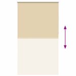 Casa si Gradina - Textile si covoare - Rulouri si jaluzele - Jaluza cu role opace bej 120x210 cm latime material 116,6 cm - Infinity.ro