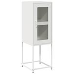 Casa si Gradina - Mobilier - Comode si corpuri - Comode - Dulap, alb, 36x39x107 cm, otel laminat la rece - Infinity.ro
