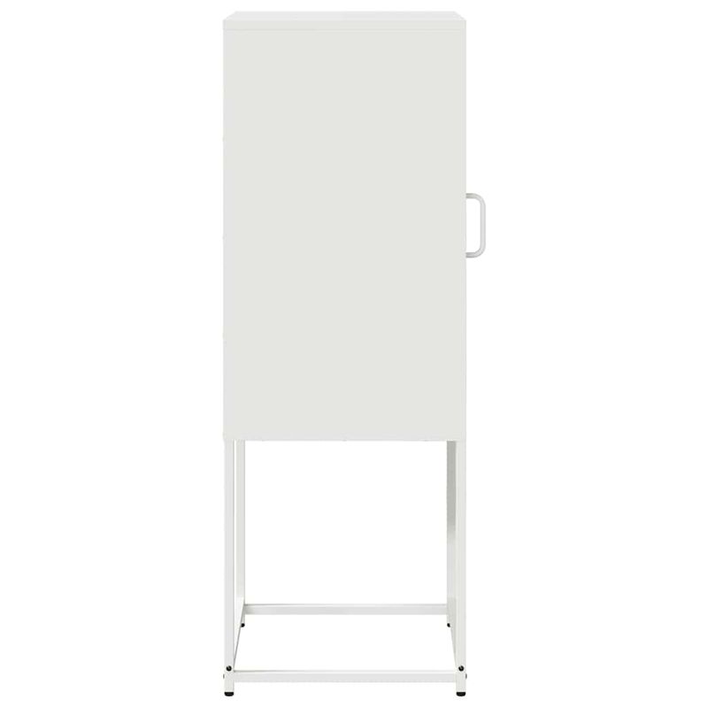 Casa si Gradina - Mobilier - Comode si corpuri - Comode - Dulap, alb, 36x39x107 cm, otel laminat la rece - Infinity.ro