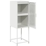 Casa si Gradina - Mobilier - Comode si corpuri - Comode - Dulap, alb, 36x39x107 cm, otel laminat la rece - Infinity.ro
