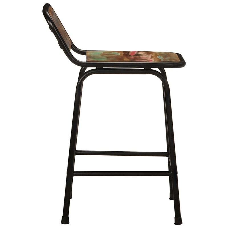 Casa si Gradina - Mobilier - Scaune si fotolii - Scaune - Scaune de bar 4 buc 46x35,5x70 cm lemn masiv recuperat - Infinity.ro