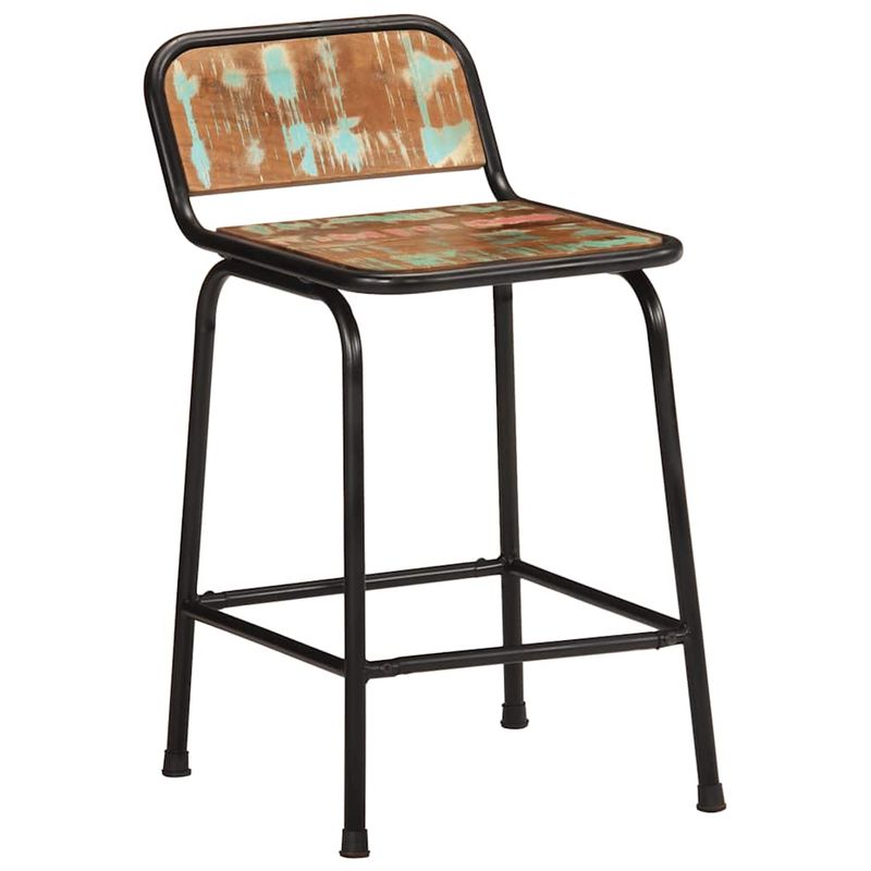 Casa si Gradina - Mobilier - Scaune si fotolii - Scaune - Scaune de bar 4 buc 46x35,5x70 cm lemn masiv recuperat - Infinity.ro