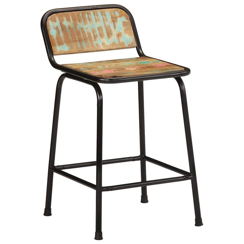 Casa si Gradina - Mobilier - Scaune si fotolii - Scaune - Scaune de bar 4 buc 46x35,5x70 cm lemn masiv recuperat - Infinity.ro