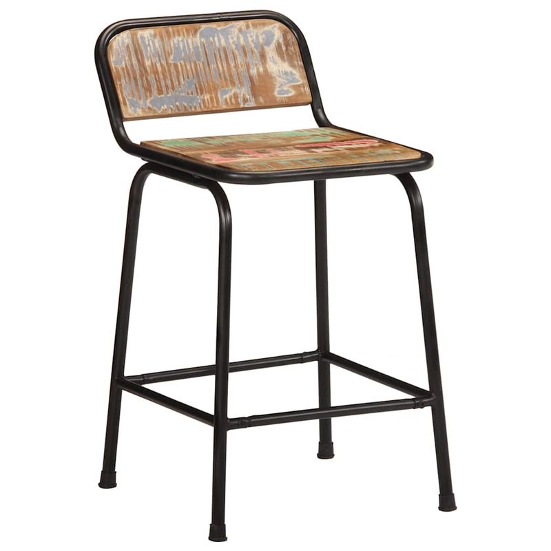 Casa si Gradina - Mobilier - Scaune si fotolii - Scaune - Scaune de bar 4 buc 46x35,5x70 cm lemn masiv recuperat - Infinity.ro