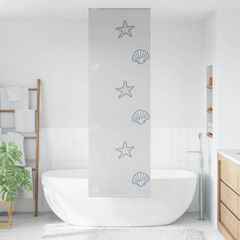 Casa si Gradina - Textile si covoare - Rulouri si jaluzele - Jaluzela de dus 70x240 cm latime material 66 cm, stea de mare - Infinity.ro