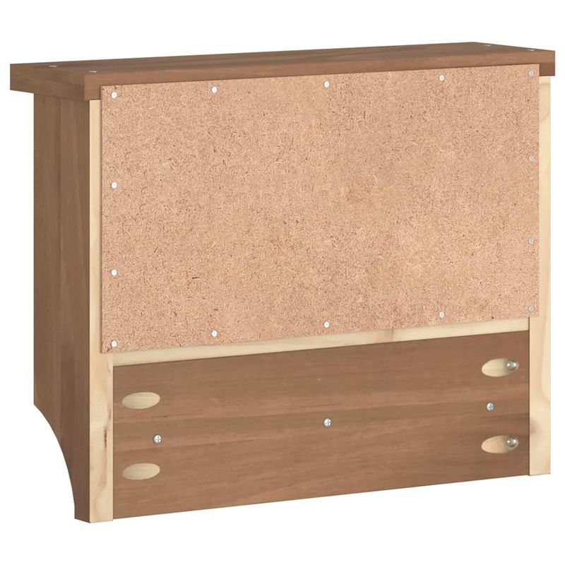 Casa si Gradina - Mobilier - Organizare si depozitare - Cuiere - Suport pentru haine "SANDNES" 45x12x35 cm, lemn masiv de pin, finisaj de alun - Infinity.ro