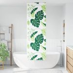 Casa si Gradina - Textile si covoare - Rulouri si jaluzele - Jaluzela de dus 60x240 cm latime material 56 cm, frunze verzi - Infinity.ro