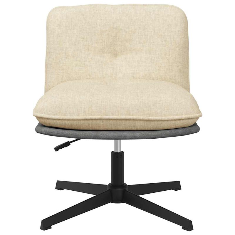 Casa si Gradina - Mobilier - Scaune si fotolii - Scaune - Scaun de birou pivotant, crem, material textil - Infinity.ro