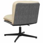Casa si Gradina - Mobilier - Scaune si fotolii - Scaune - Scaun de birou pivotant, crem, material textil - Infinity.ro