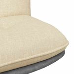 Casa si Gradina - Mobilier - Scaune si fotolii - Scaune - Scaun de birou pivotant, crem, material textil - Infinity.ro