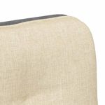 Casa si Gradina - Mobilier - Scaune si fotolii - Scaune - Scaun de birou pivotant, crem, material textil - Infinity.ro