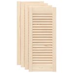 Casa si Gradina - Mobilier - Dulapuri si sifoniere - Dulapuri - Usi de dulap design lambriu, 4 buc., 69x29,5 cm, lemn masiv pin - Infinity.ro