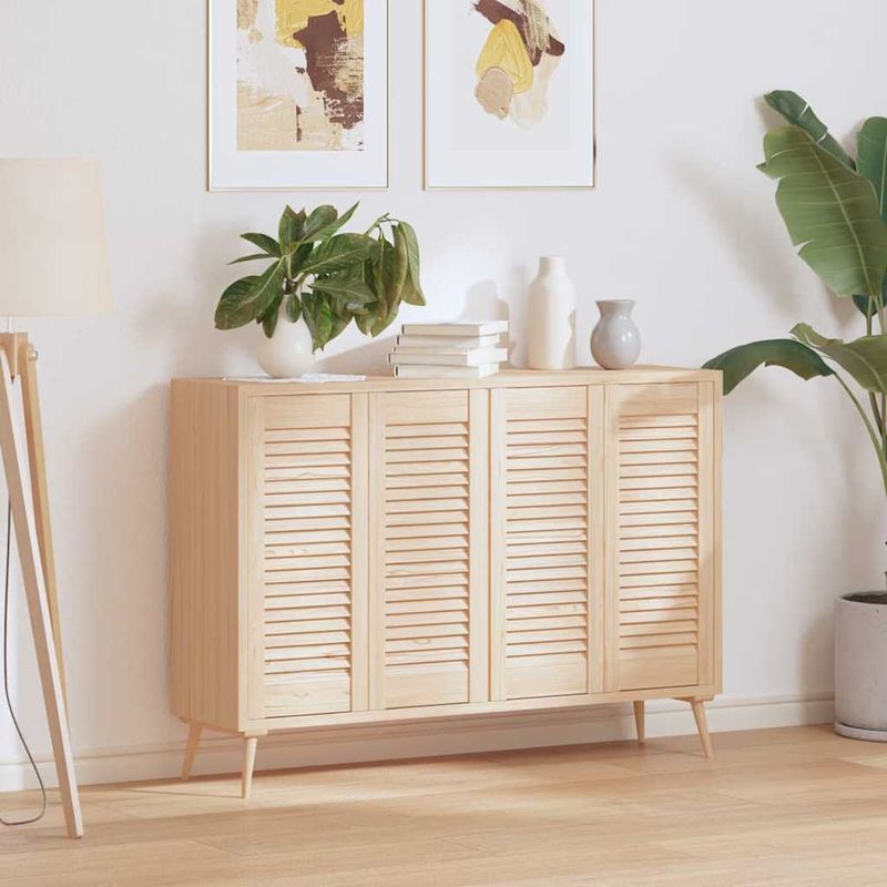 Casa si Gradina - Mobilier - Dulapuri si sifoniere - Dulapuri - Usi de dulap design lambriu, 4 buc., 69x29,5 cm, lemn masiv pin - Infinity.ro